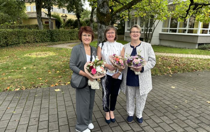 v.l.n.r.: Lilija Graf-Wahl, Irina Riedel, Margit Neuffer